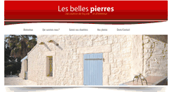 Desktop Screenshot of lesbellespierres.net